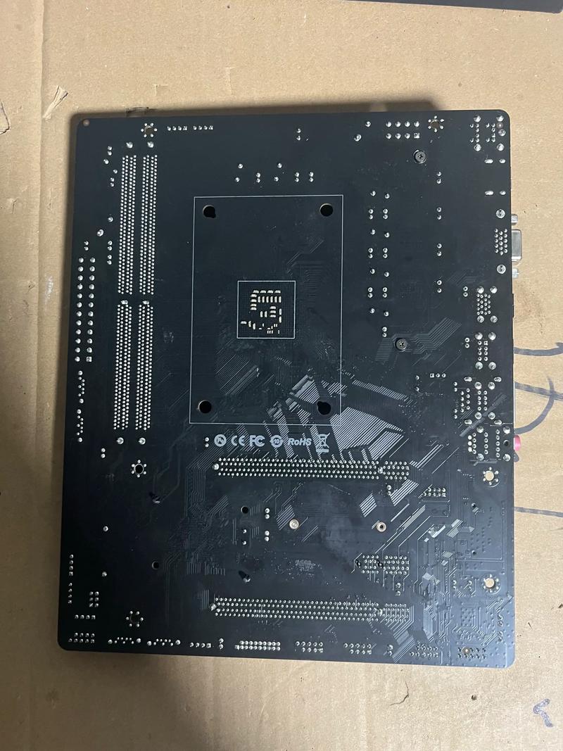 CPU installed on motherboard close view