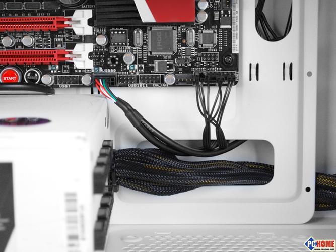 Airflow visualization in PC hardware setup