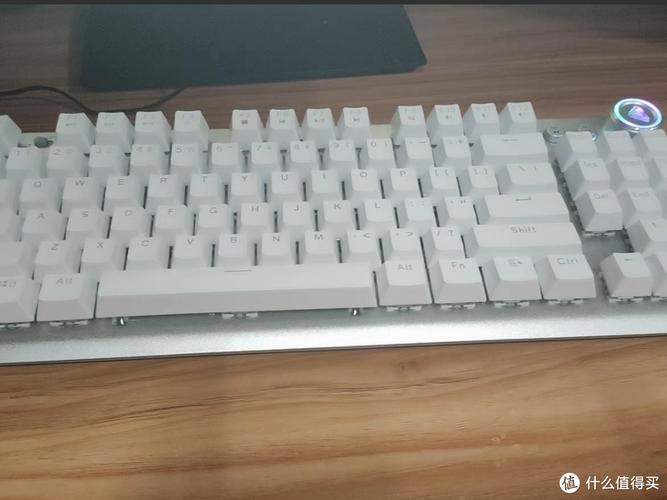 Computer mechanical keyboard with blue LED light