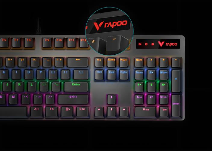 Detailed mechanical keyboard switches and layout