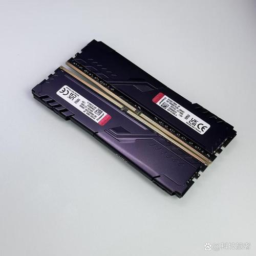 Glowing RAM module with heatsink in PC case