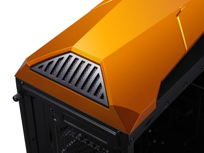High-performance PC components in mid-tower case