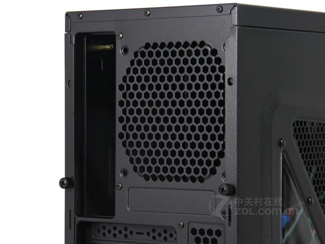 Simple black computer case on desk minimalist design