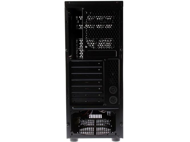 Computer case motherboard tray and expansion slots
