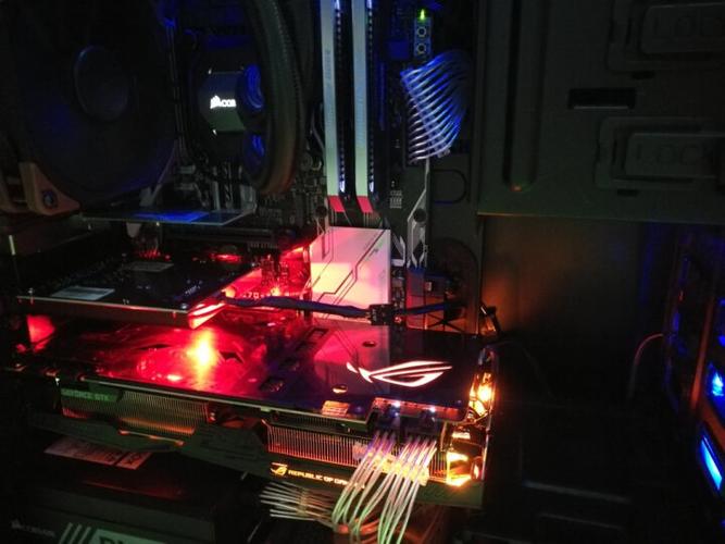 水冷散热器热成像展示