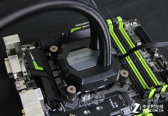 组装完成的高端PC水冷系统