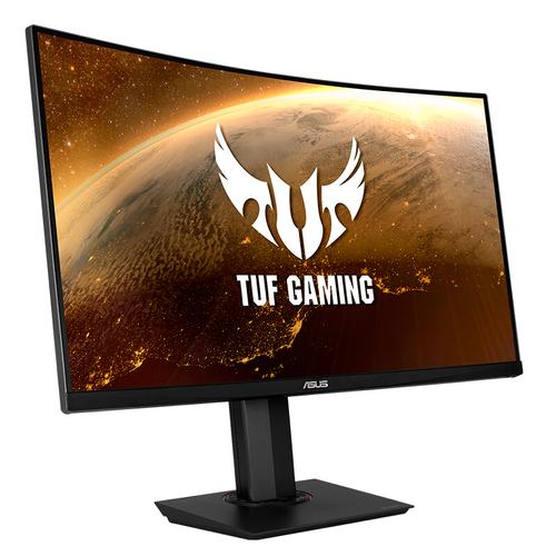 Modern gaming monitor with sleek black design