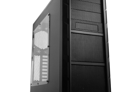 Assembled PC with multiple drives in case