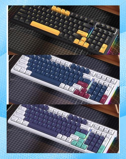 RK 光影键盘RGB灯光动态效果