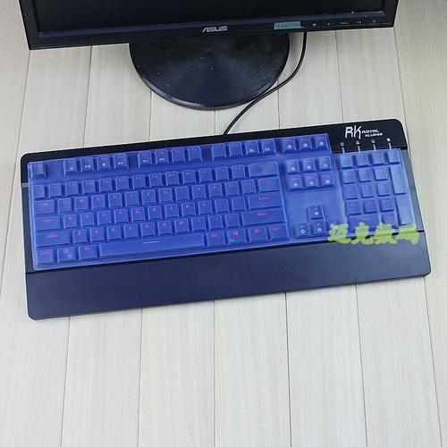 RK 光影键盘键帽与轴体特写