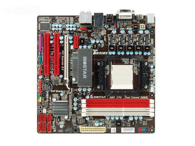 Technical motherboard diagram with ports and slots