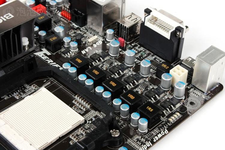 Computer hardware components and chipset layout
