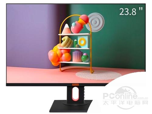 Professional working on colorful monitor display