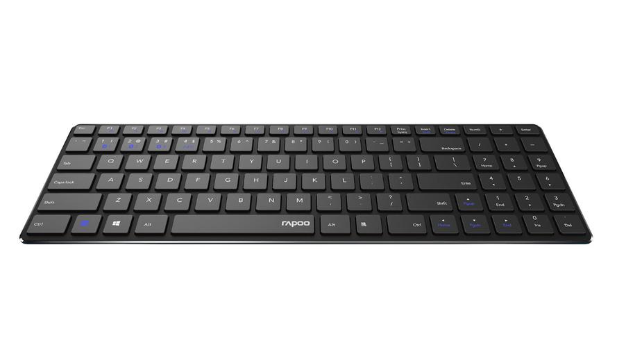 Battery powered wireless keyboard