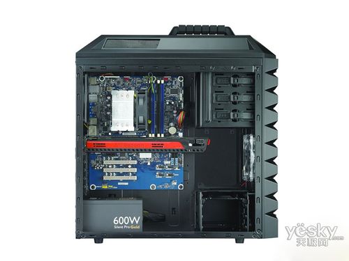 电脑硬件性能展示内部视图