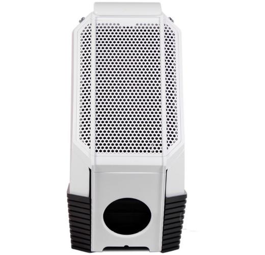 金河田21+预见V6：白色桌面级M-ATX机箱，简约外观与实用兼容性深度评测