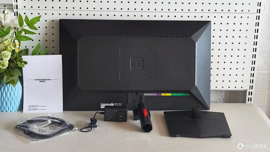 High-performance gaming monitor close-up