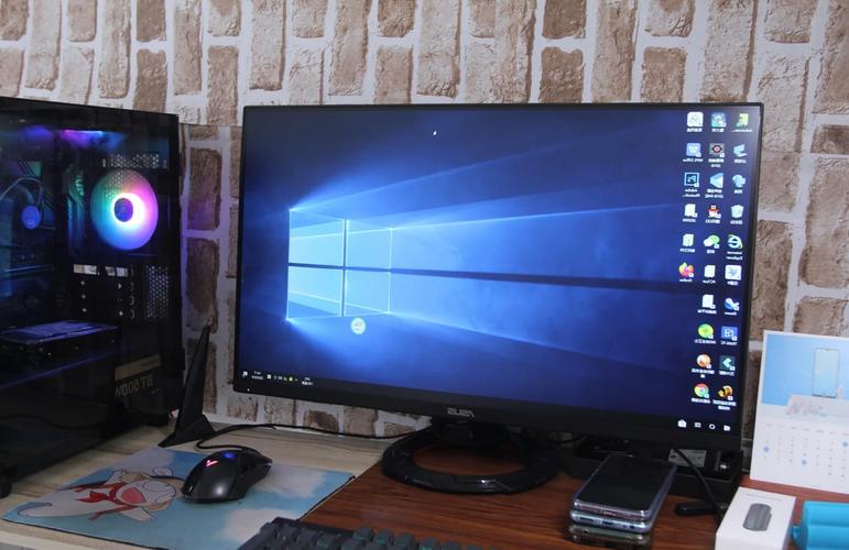 Monitor cooling and power efficiency concept