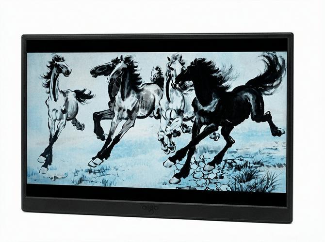 Portable display with laptop in mobile office