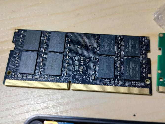 Technical view of computer memory circuit board