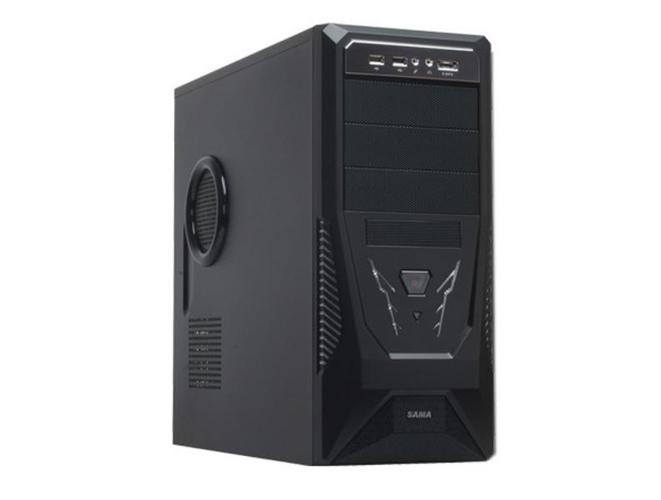 Computer case interior highlighting cooling and ventilation