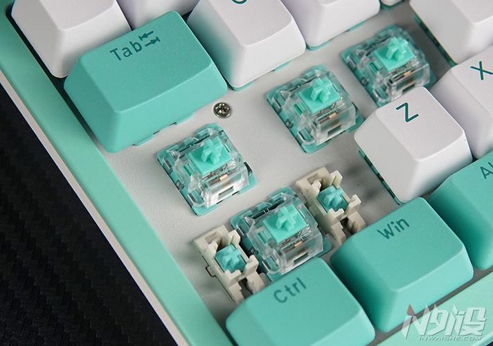 Mechanical keyboard on desk setup