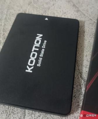 Detailed view of internal computer parts and SSD drive