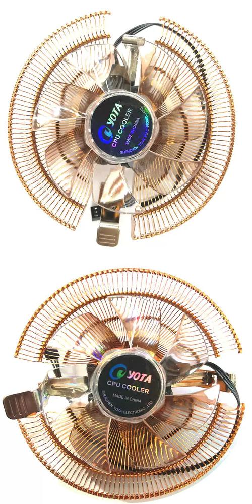 CPU cooler with fan and heatsink assembly