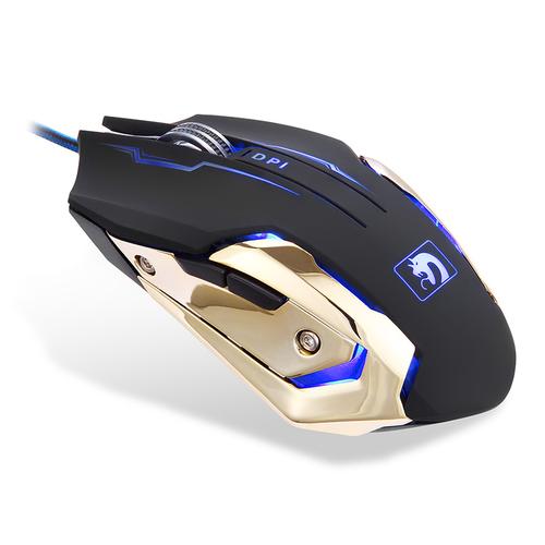 Gaming mouse in action during intense performance test