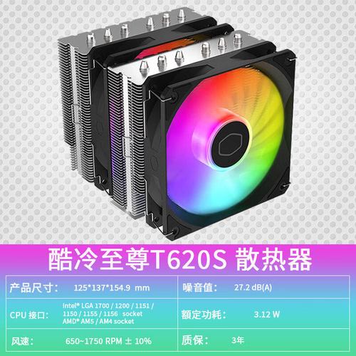 CPU cooler dissipating heat effectively