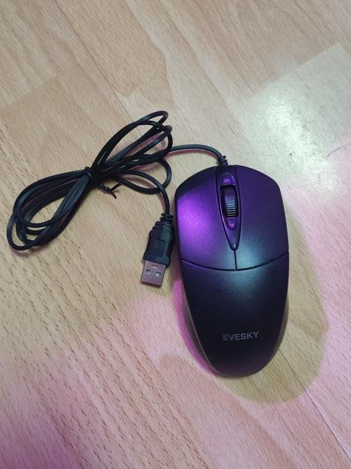 游戏玩家使用有线鼠标竞技场景