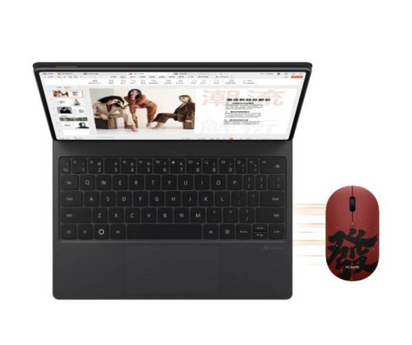 Minimalist gray wireless mouse close-up design