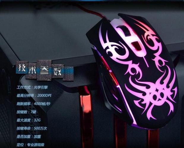 Affordable gaming setup with mouse