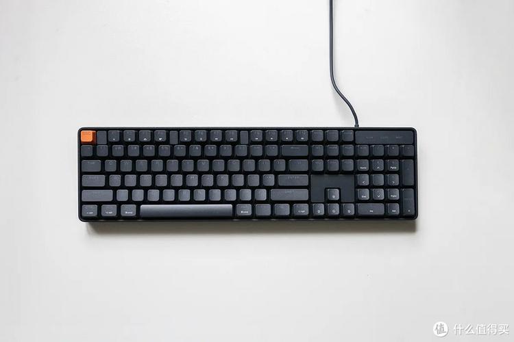 Desk setup with mechanical keyboard and monitor