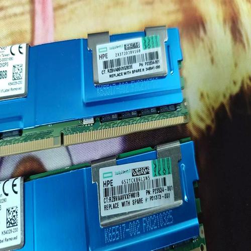 Circuit board close-up of memory module