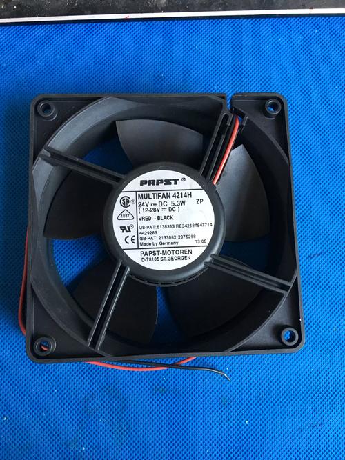 Detailed view of computer fan connectors and hub