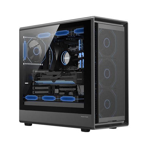 动力火车臻界G1深度评测：木纹艺术与强劲散热完美融合的性价比中塔机箱