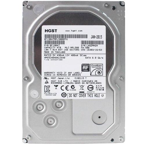 HGST 4TB 5400转 32MB SATA3 深度评测:超大容量低功耗桌面存储王者