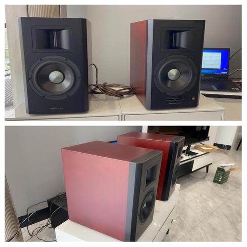 木质低音炮与卫星音箱组合