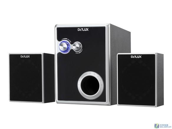 Compact 2.0 channel speakers close-up view