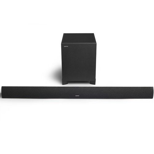 Home audio system with subwoofer setup