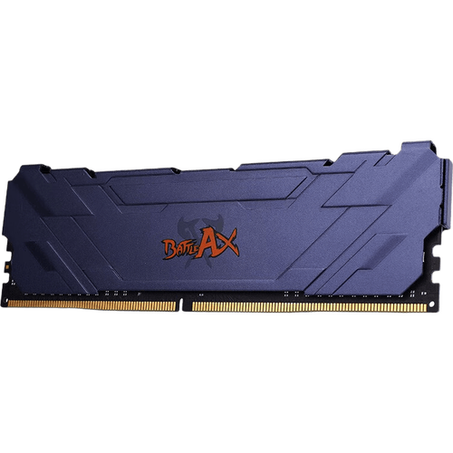 Blue RAM sticks installed on motherboard