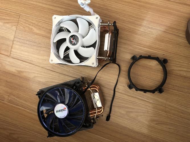 Computer hardware cooling fan close-up