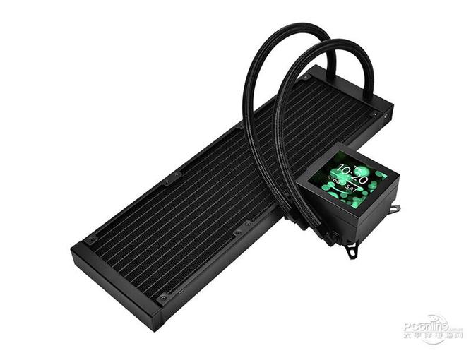 Close-up of CPU cooler in high-end PC build