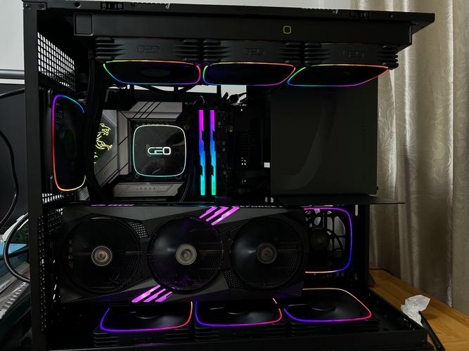 Sleek computer components showcasing aesthetic bracket support