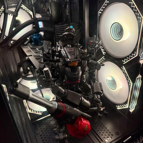 PC internals showing thermal management