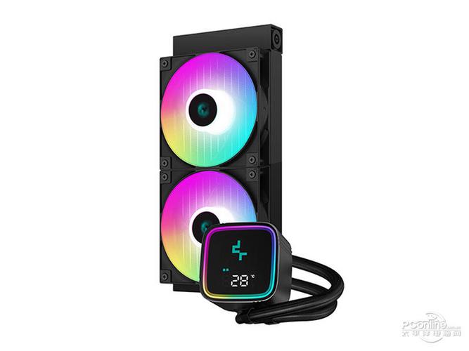 电脑机箱内ARGB水冷安装效果