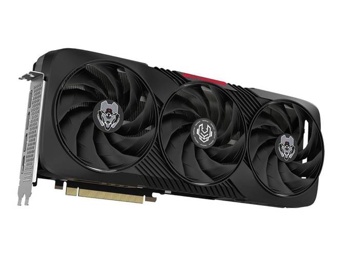 Graphics card dual fans cooling system