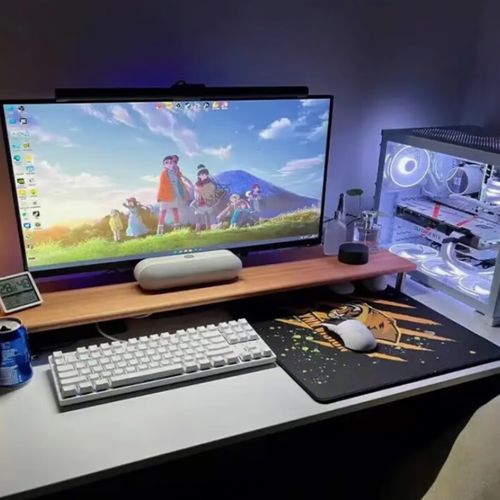 Gaming performance test on PC monitor