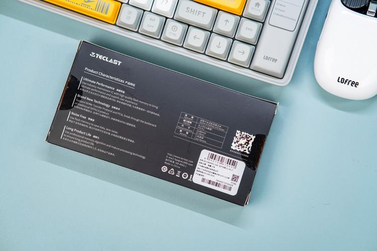 Computer hardware SSD installation view